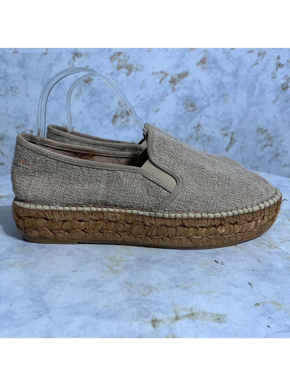 Viscata Barcelona 41 Women's Size 10 Shoes Beige Comfort Espadrille Loafers